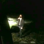 explorando el camino en la noche de gredos