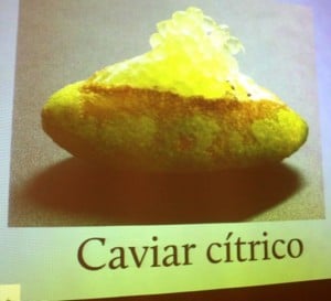 caviar cítrico
