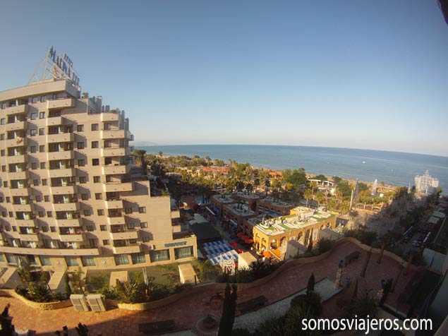 Vistas de la playa desde habitación hotel Marina d'Or