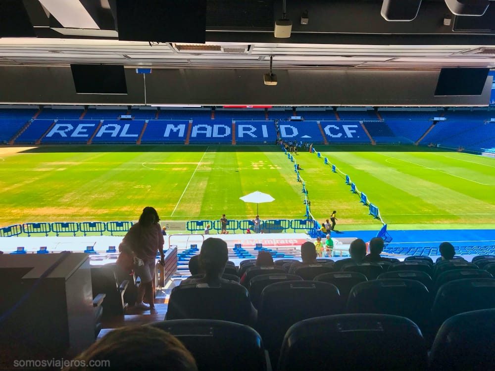 butacas presidente en el tour del Bernabéu
