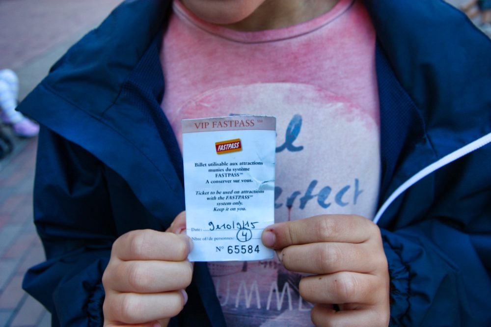 Fastpass Eurodisney