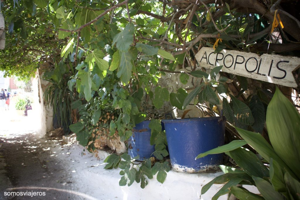 vista barrio Anafiotika