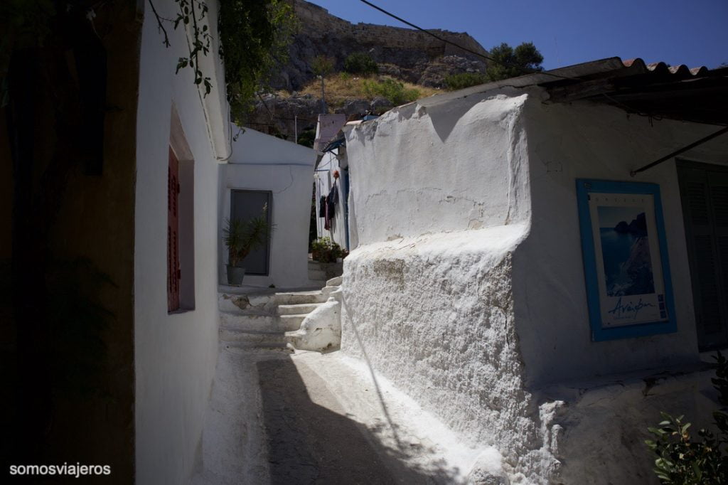 vista barrio Anafiotika