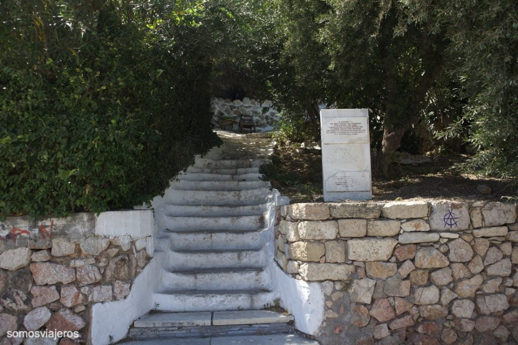 vista barrio Anafiotika