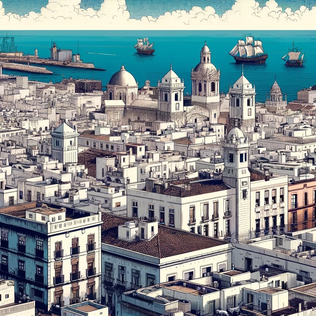 Las torres miradores de Cádiz